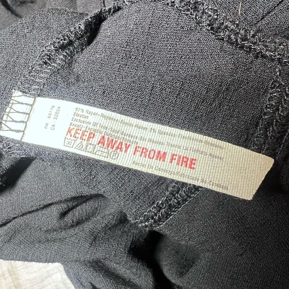 Free People Deep Conversations Bodysuit Black XS - Picture 8 of 9